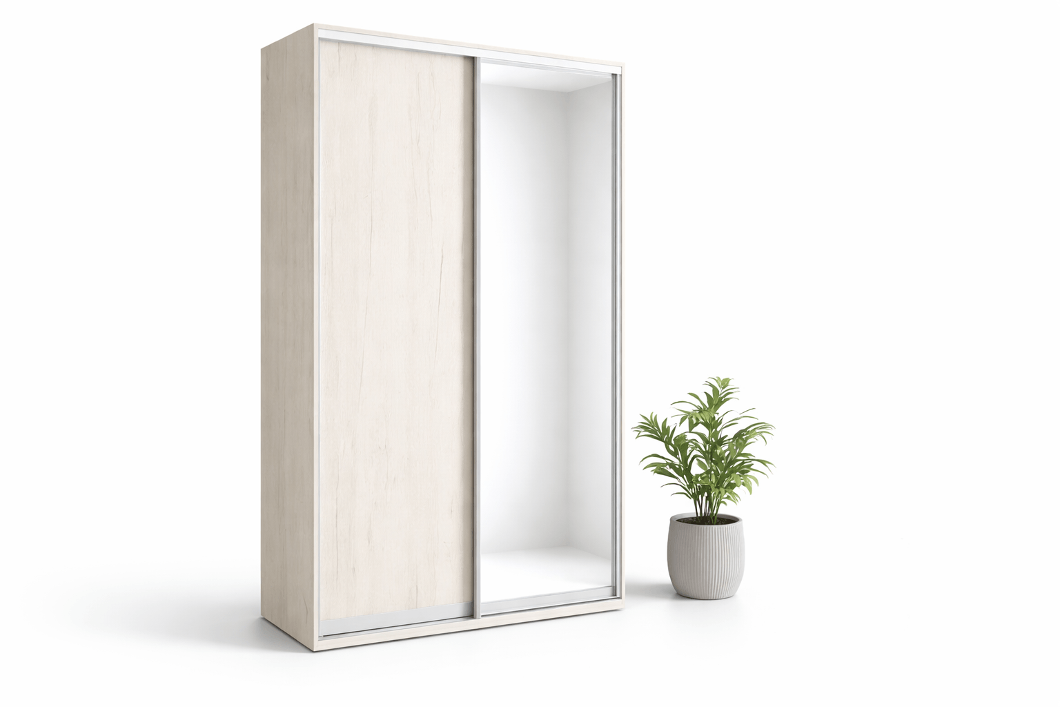 Шафа-купе КРАФТ БІЛИЙ  — зображення 1