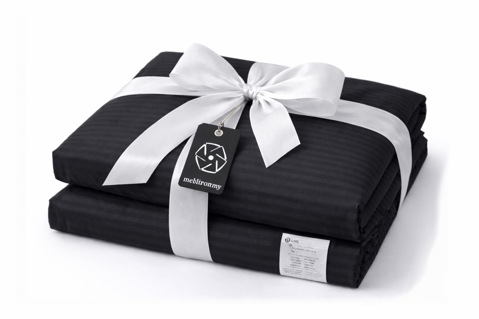 Постільна білизна "Black Stripe" (двоспальна) — зображення 1