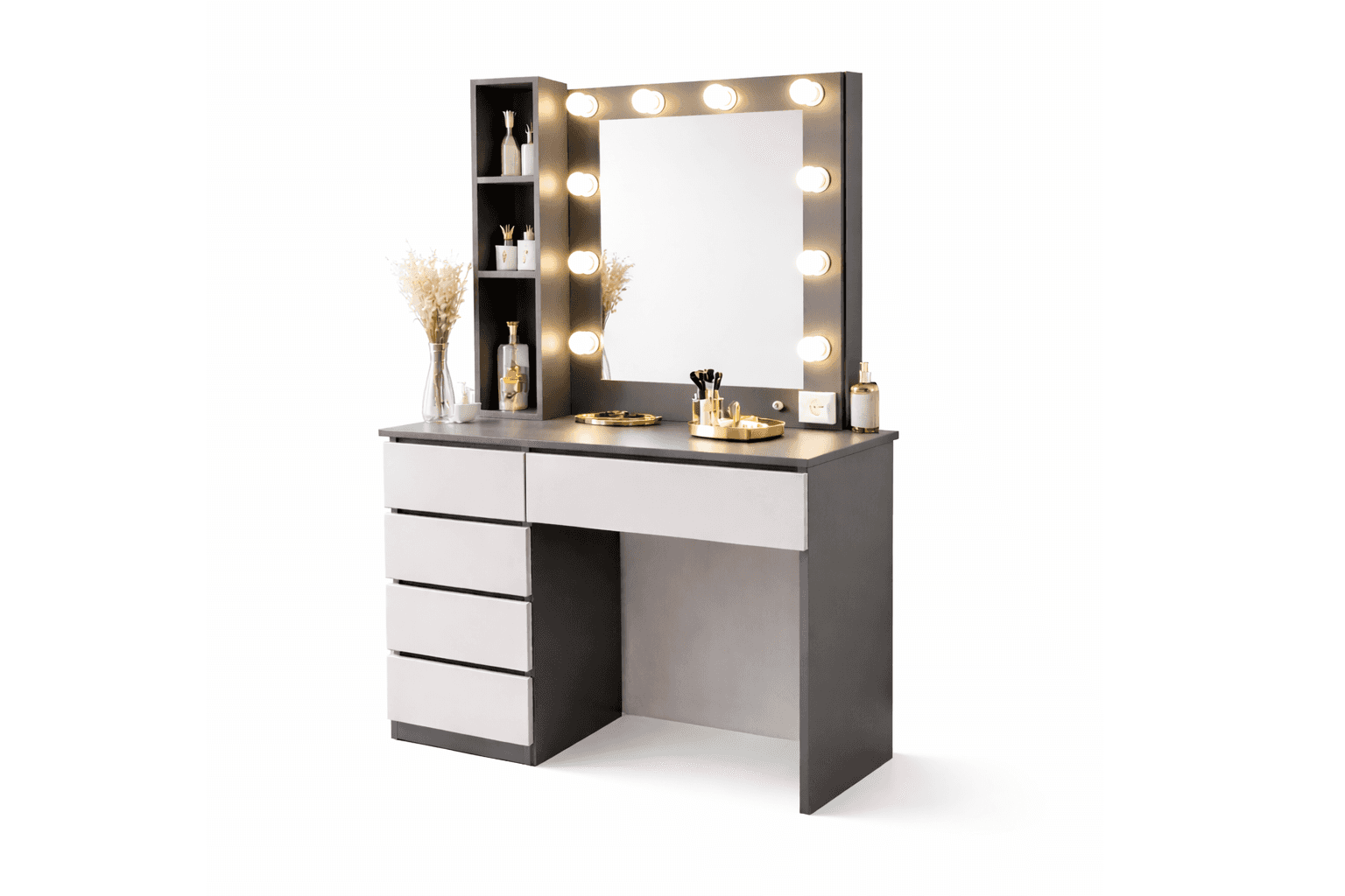 Візажний столик з лампочками STPP