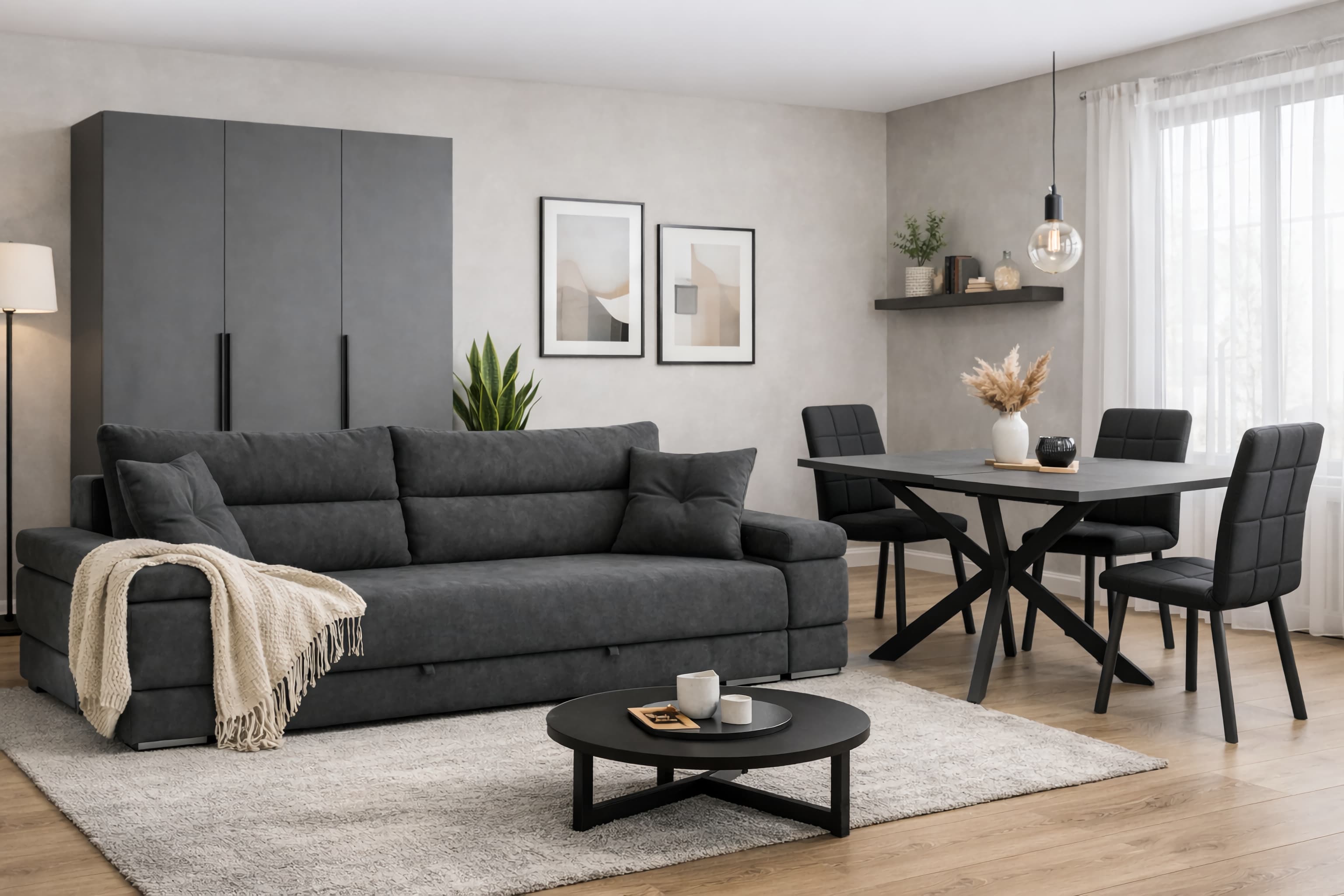 Інтер'єр кімнати в скандинавському стилі