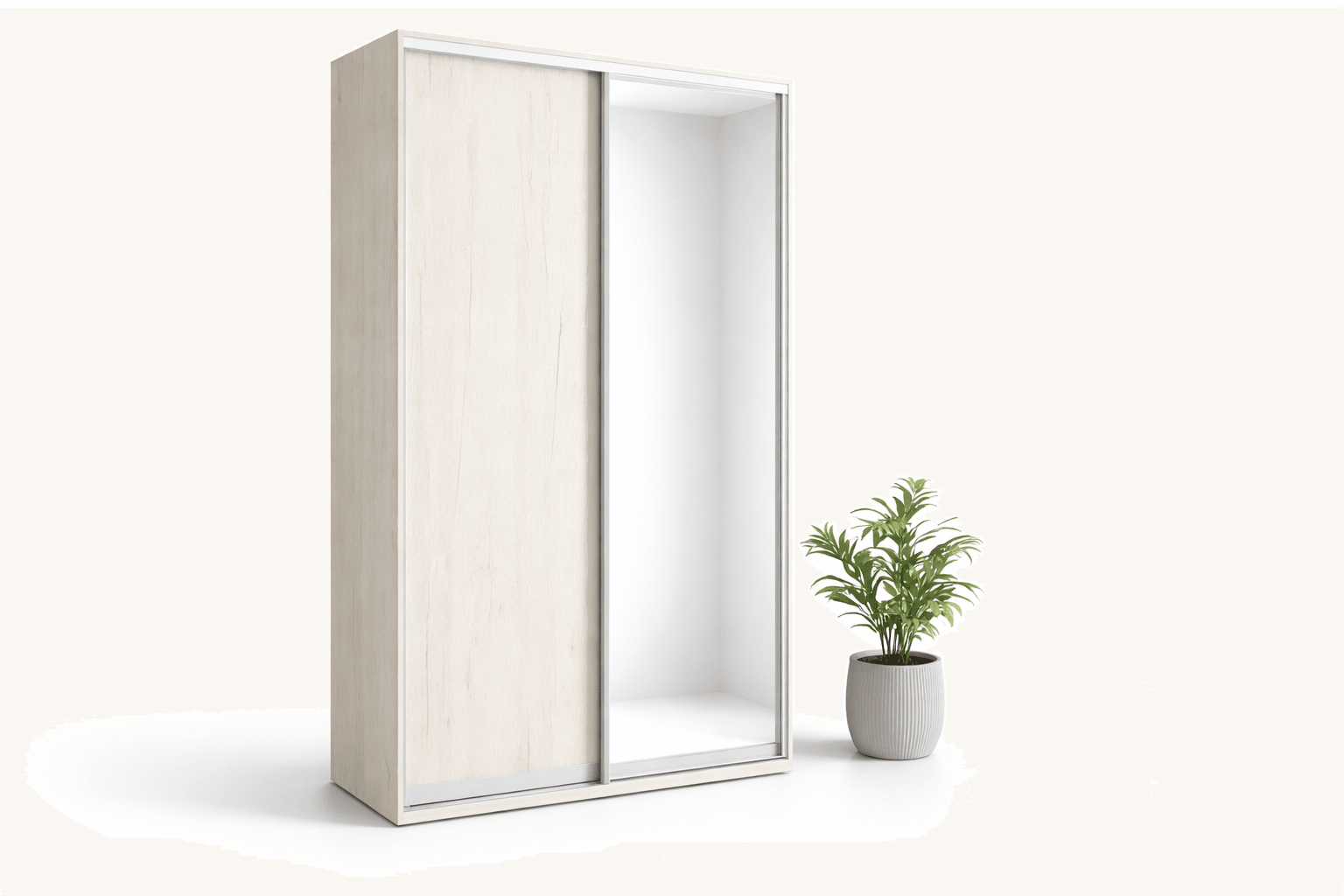 Купити Шафа-купе КРАФТ БІЛИЙ  за 10500 грн