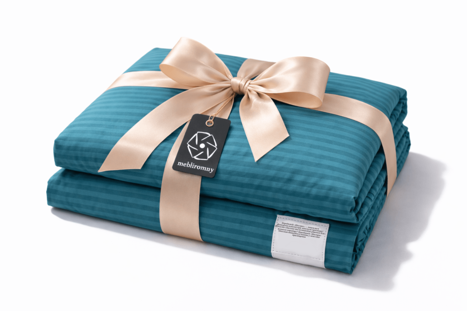 Купити Постільна білизна "Teal Stripe" (двоспальна) за 1490 грн